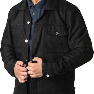 Lightweight Trucker Jean Jacket For Men - Men's Denim Jacket