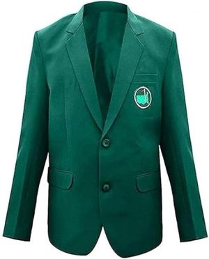 Mens Master Golf Tournament Green Blazer Coat Jacket