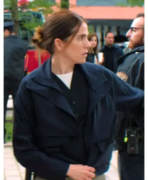 56 Days Karla Souza Blue Jacket