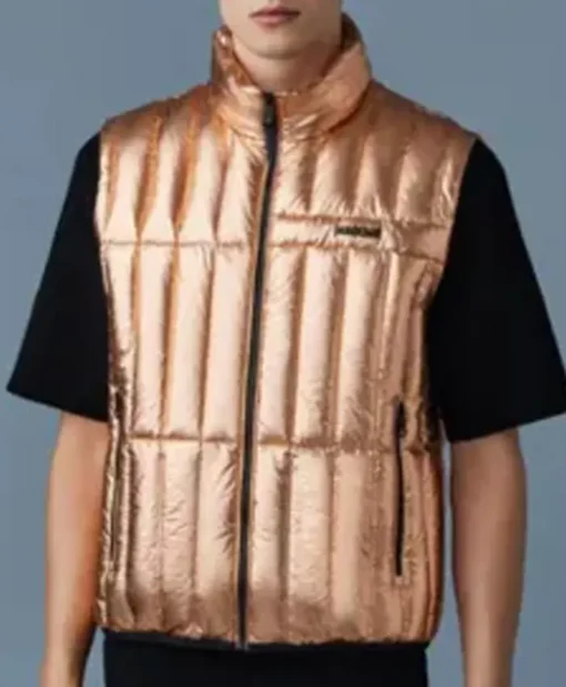 56 Days Kevin Sullivan Gold Puffer Vest - Image 2