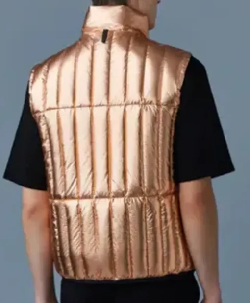 56 Days Kevin Sullivan Gold Puffer Vest - Image 3