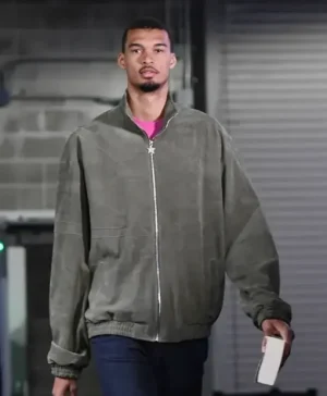 Cade Cunningham Blue Sherpa Jacket