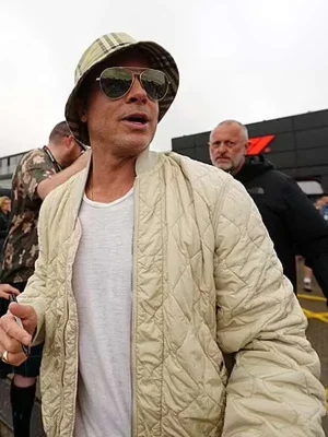 Brad Pitt Bomber Jacket F1