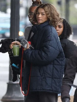 Zendaya Challengers 2023 Blue Jacket