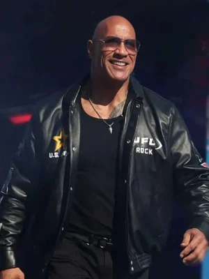 Dwayne Johnson Daytona 500 Black Jacket