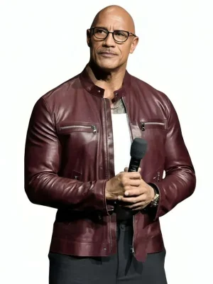 Dwayne Johnson Sony Pictures Entertainment Leather Jacket