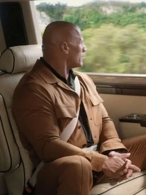 Young Rock S03 Dwayne Johnson Brown Jacket