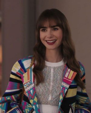 Emily in Paris S03 Lily Collins Designed Blazer