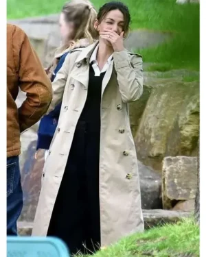 Fool Me Once 2024 Maya Stern Cotton Trench Coat