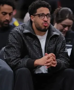 Indiana Pacers Vs Chicago Bulls Tyrese Haliburton Leather Jacket