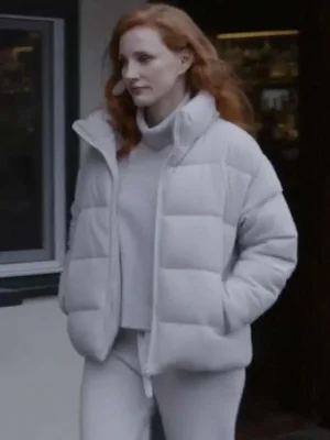 Dreams 2026 Jessica Chastain Puffer Jacket