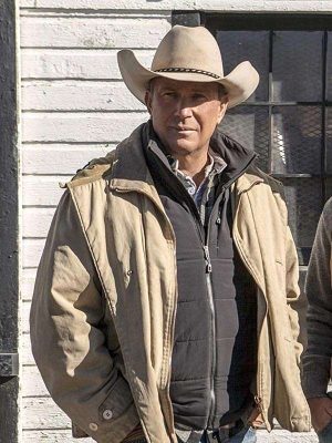 Kevin Costner Cotton Jacket