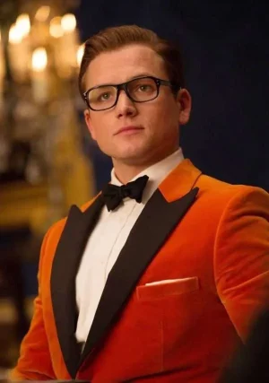 Taron Egerton Kingsman The Golden Circle Tuxedo Coat