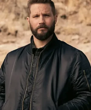 Marshals Pete Calvin Black Bomber Jacket