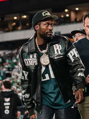 Meek Mill Pelle Pelle Eagles Champions Jacket