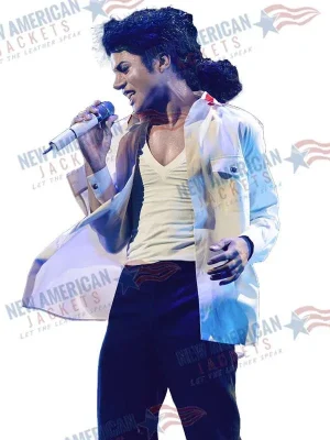 Jaafar Jackson Michael White Jacket