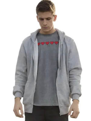 Myles Erlick Matter of Time Grey Hoodie