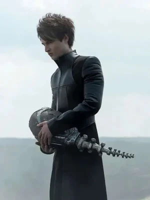 Tom Sturridge The Sandman Black Leather Jacket