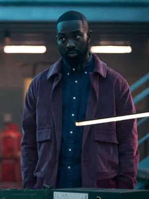 Paapa Essiedu The Lazarus Project S02 Purple Jacket
