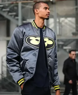 PFW 2026 Victor Wembanyama Black Varsity Jacket