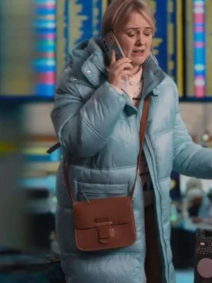 Philippa Dunne Amandaland Blue Puffer Coat