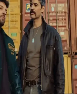 Police Per Jete Nik Xhelilaj Leather Jacket