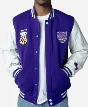 Sacramento Kings Hello Kitty Varsity Jacket