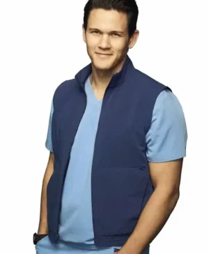 Scrubs Blake Lewis Blue Vest