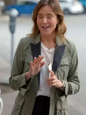 Liz TV Series Shrinking S02 Green Jacket -48% Liz Shrinking S02 Green Cotton Jacket Liz TV Series Shrinking S02 Green Jacket Liz Shrinking Green Jacket