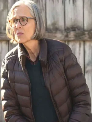 Trudy Platt Chicago PD S13 Brown Puffer Jacket