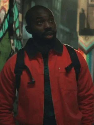 Paapa Essiedu The Lazarus Project S02 Red Jacket