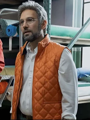 Paul Rudd The Shrink Next Door Quilted Vest