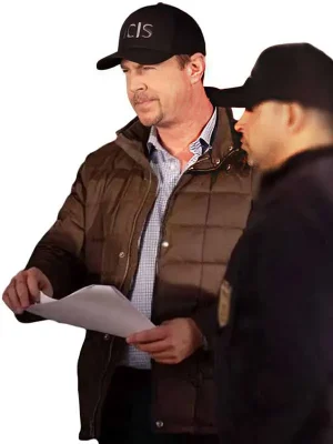 Timothy McGee NCIS Brown Puffer Jacket
