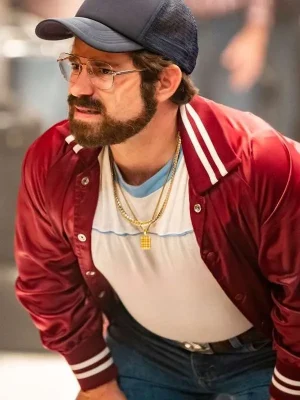 Downtown Bruno Young Rock S02 Red Bomber Jacket