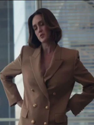 Heather Lind Your Friends and Neighbors Brown Blazer