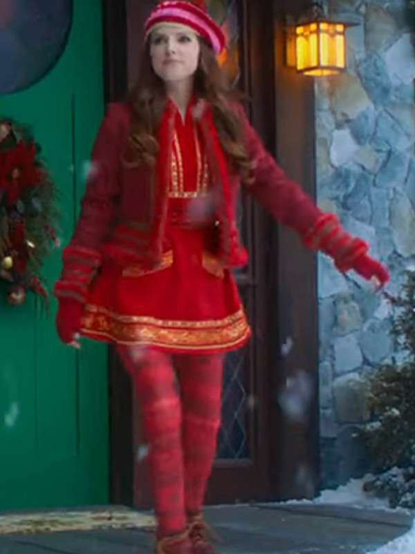 Anna Kendrick Noelle Red Jacket - Image 2