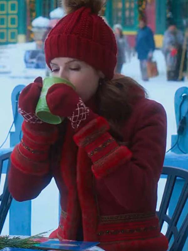 Anna Kendrick Noelle Red Jacket